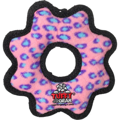 Tuffy Jr Gear Ring Durable Squeaky Soft Dog Toy