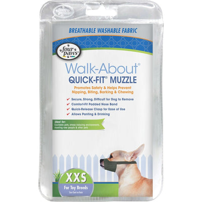 Four Paws Walk About Quick Fit Dog Muzzle