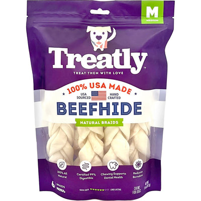 Treatly 100% Usa Beefhide Braids