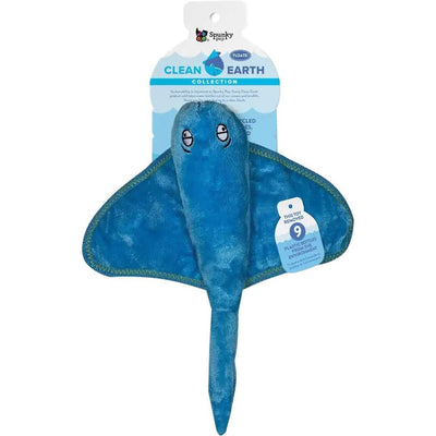 Spunkypup Clean Earth Recycled Plush Toy Stingray