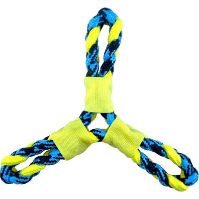 Pet Park Blvd Paracord Rope Twisted Tri-Flyer