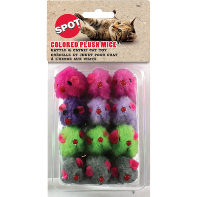 Spot Plush Mice Rattle & Catnip