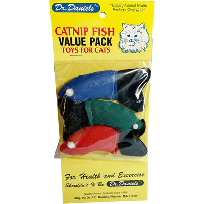 Dr. Daniels Catnip Fish 100% - Catnip Filled