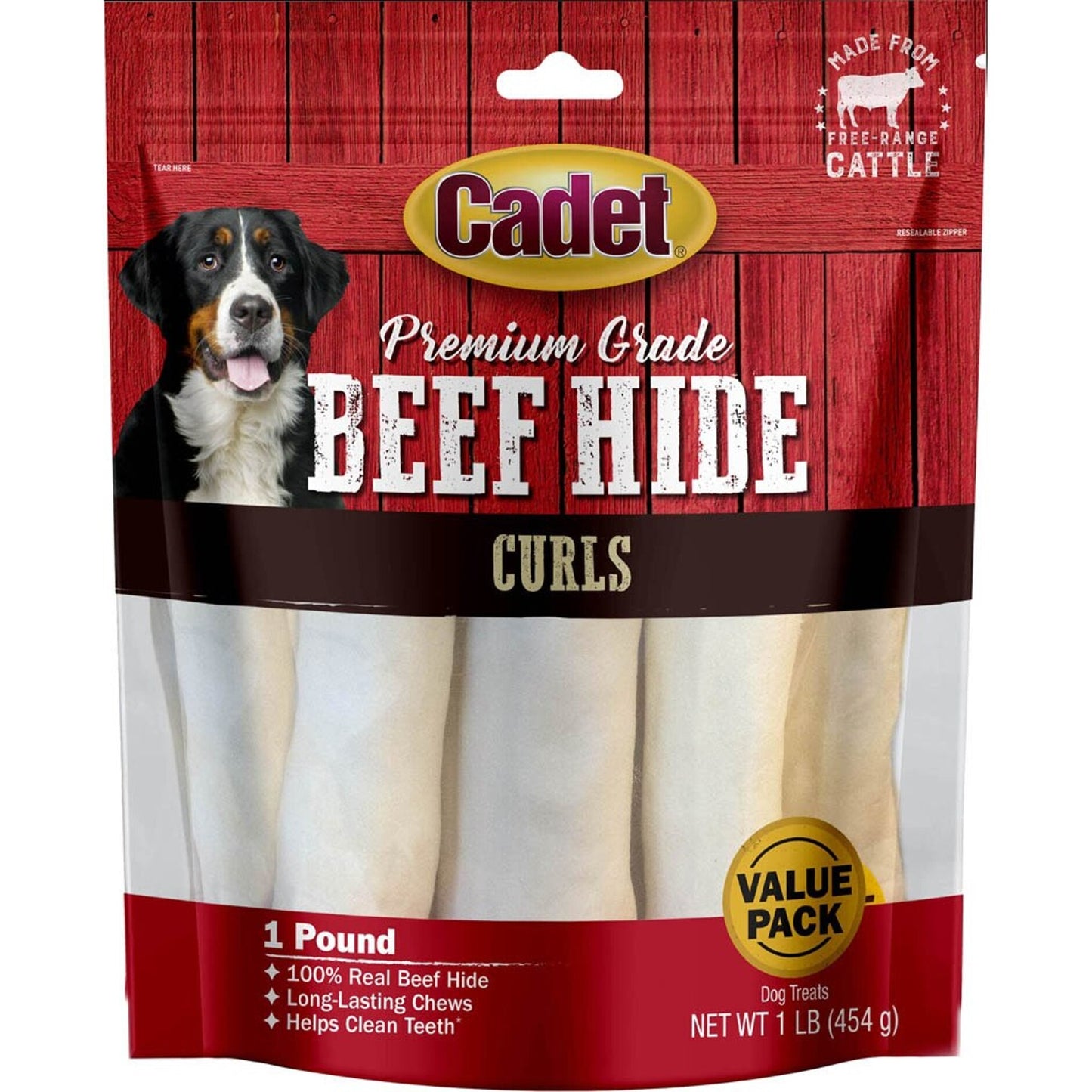 Cadet Premium Grade Beefhide Curls