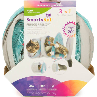 Smartykat Fringe Frenzy Spring Tunnel Cat Toy