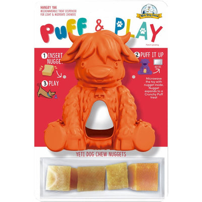 Yeti Pet Products Hangry Yak Puff & Play Dog Toy