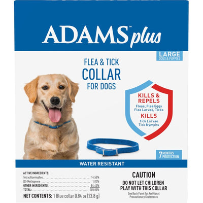 Adams Plus Flea & Tick Collar For Dogs & Puppies