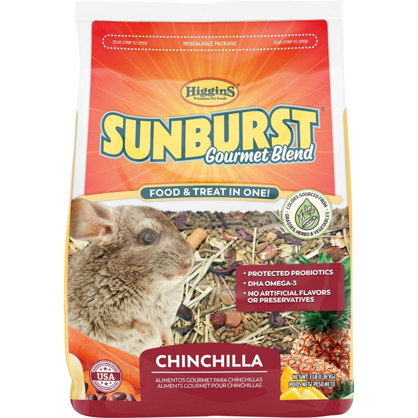 Sunburst Gourmet Blend Chinchilla