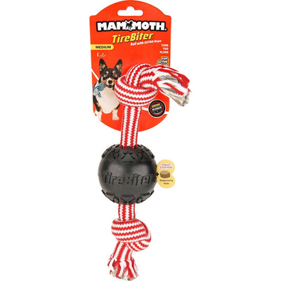 Mammoth Tirebiter Ball W/Extra 2 Knot Bone