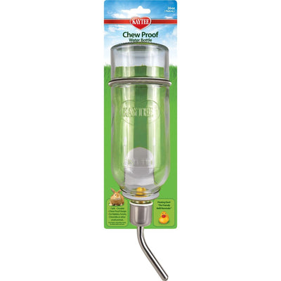 Kaytee Chew-Proof Glass Water Bottle