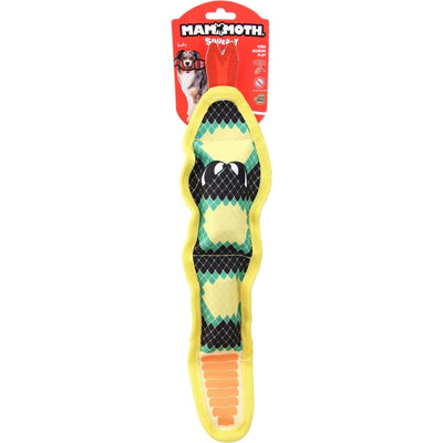 Mammoth Squeaky Snake Dog Toy