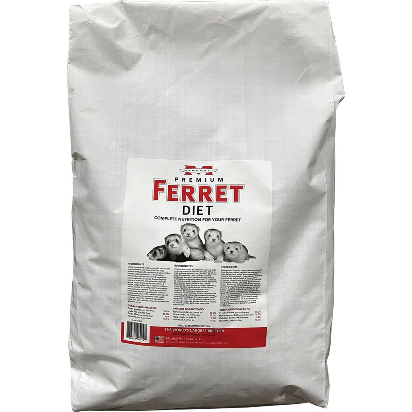 Marshall Premium Ferret Diet Complete Nutrition
