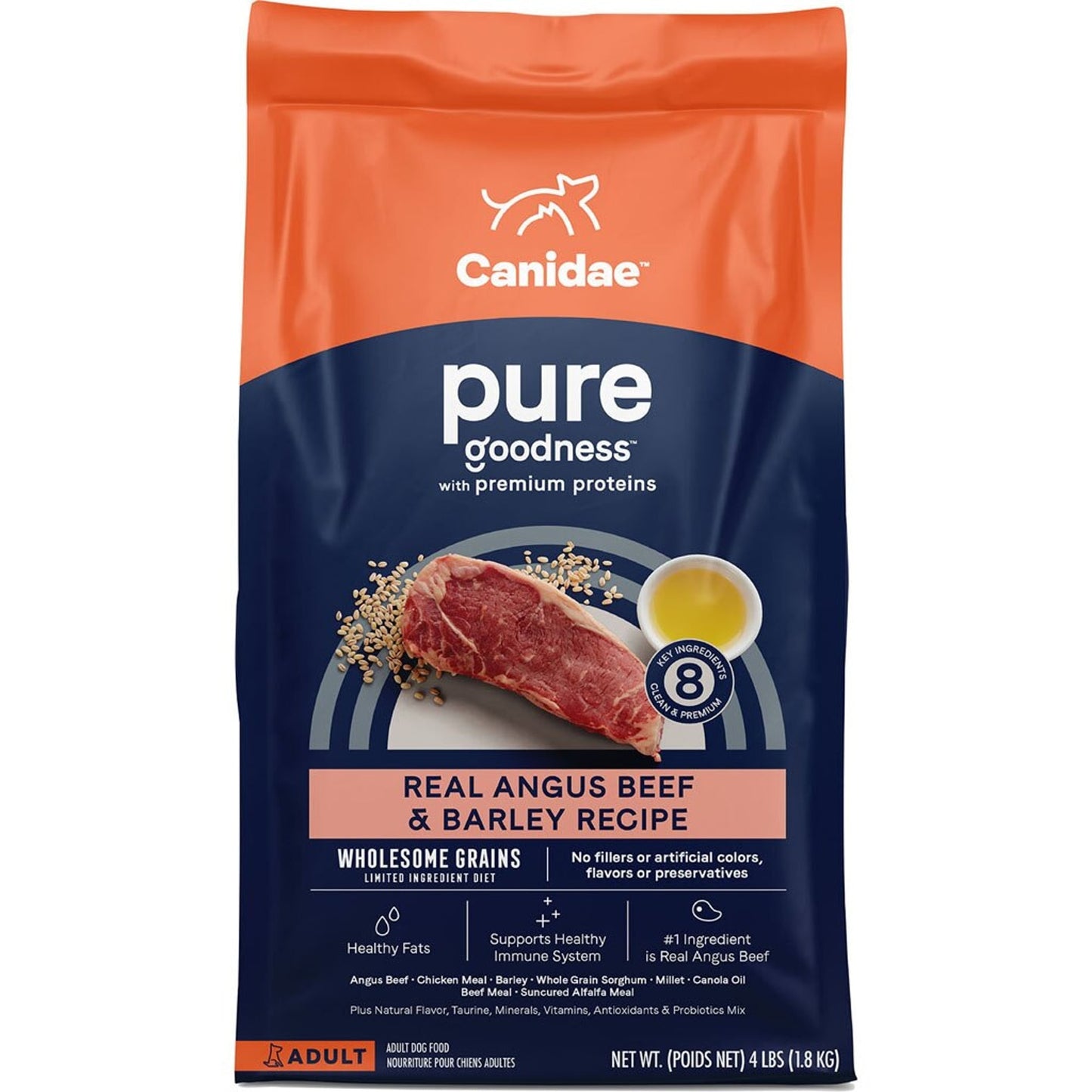 Pure Dog Food W/Wholesome Grains
