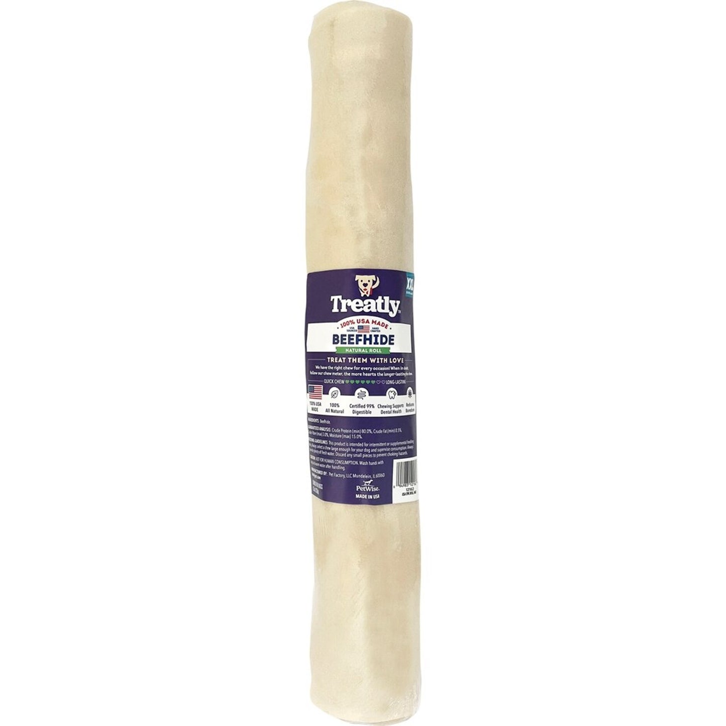 Treatly 100% Usa Beefhide Heavy Weight Roll Banded