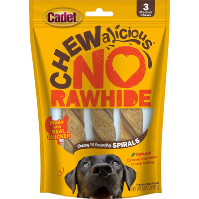 Cadet Chewalicious Rawhide-Free Spiral