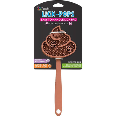 Spunkypup Lick Pops Lick Pad Spatula Poop Emoji