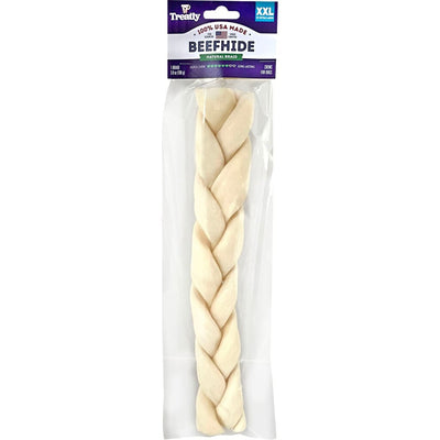 Treatly 100% Usa Beefhide Braids W/Header Card
