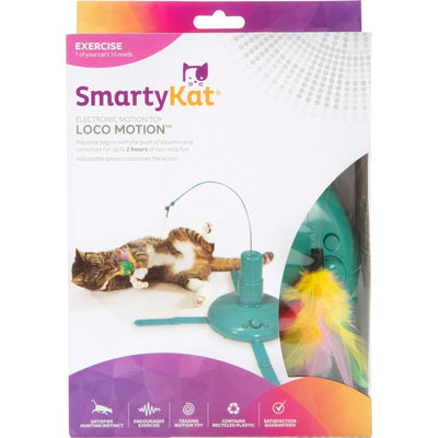 Smartykat Loco Motion Motion Teaser Wand Cat Toy