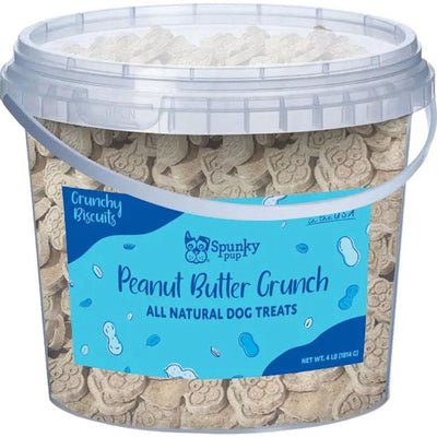 Spunkypup Crunchy Biscuit Dog Treats Bucket