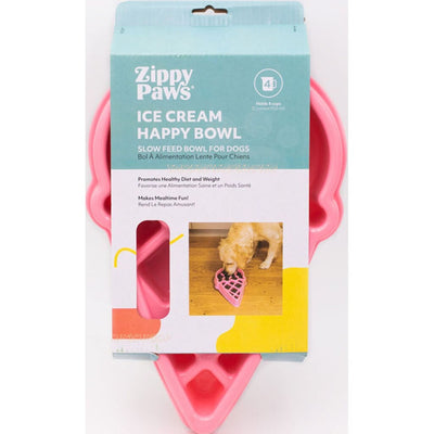 Zippypaws Happy Bowl Slow Feeder Ice Cream