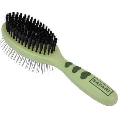 Safari Plastic Pin And Bristle Combo Brush