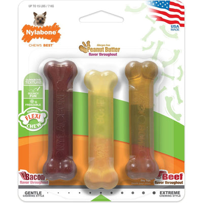 Nylabone Moderate Chew Variety Pack