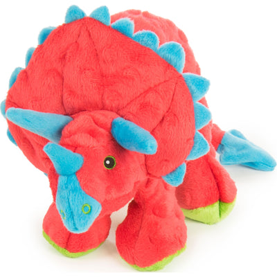 Godog Dinos Frills The Triceratops Dog Toy