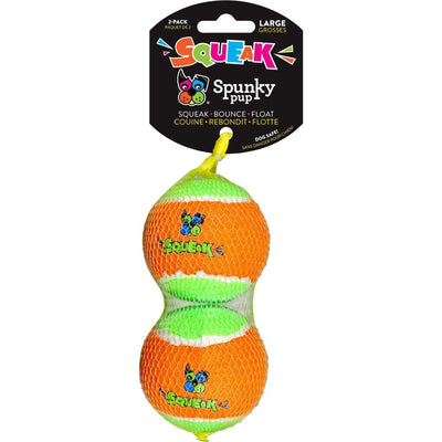 Spunkypup Squeaky Tennis Balls