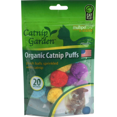 Multipet Organic Catnip Garden Puffs