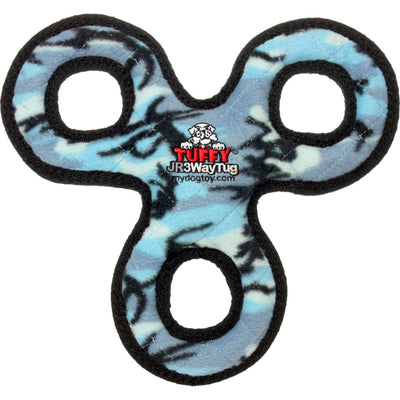 Tuffy Jr 3 Way Tug Durable Squeaky Soft Dog Toy