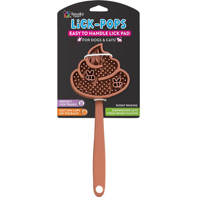 Spunkypup Lick Pops Lick Pad Spatula Poop Emoji