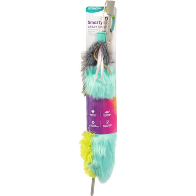 Smartykat Crazy Catch Breakaway Plush Wand Cat Toy