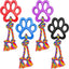 Multipet Tpr Paw Print Rope Tug
