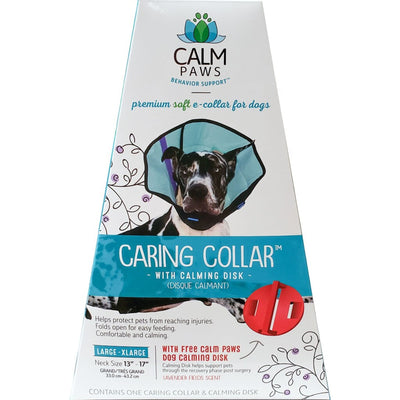 Calm Paws Caring Collar W/Calming Disk For Dogs