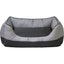 Sleep Zone 2 Tone Plush Bed