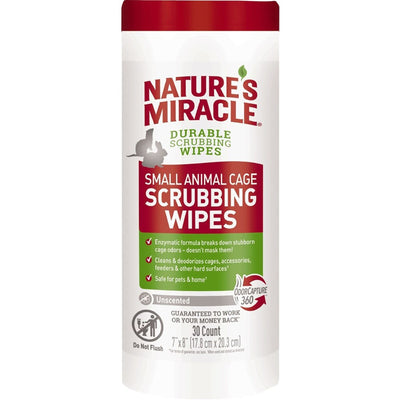 Nature'S Miracle Small Animal Cage Scrubbing Wipes