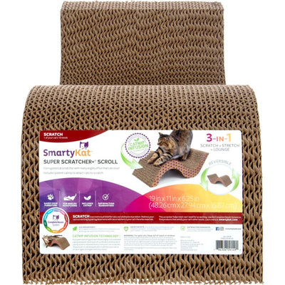 Smartykat Super Scratcher+ Scroll Scratcher