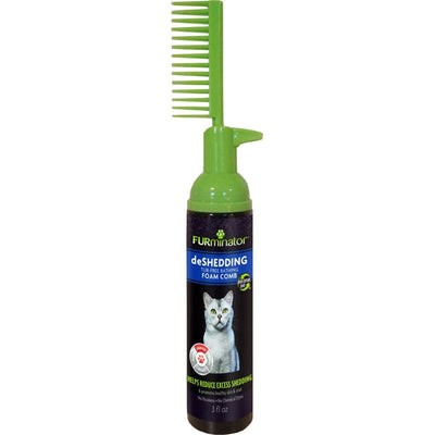 Furminator Rinse Free Foam Comb Cat