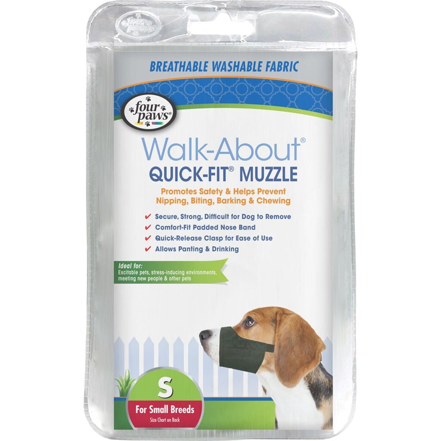 Four Paws Walk About Quick Fit Dog Muzzle