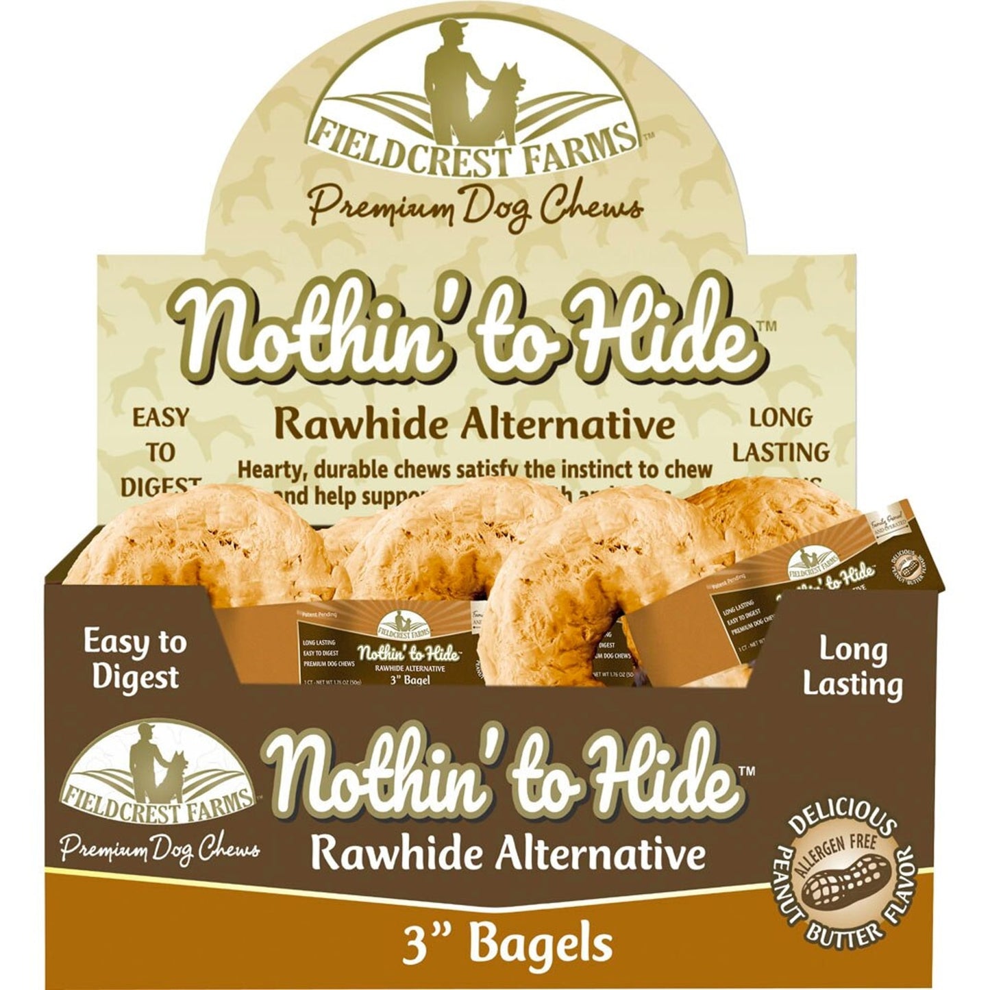 Nothin' To Hide Rawhide Alternative Bagels