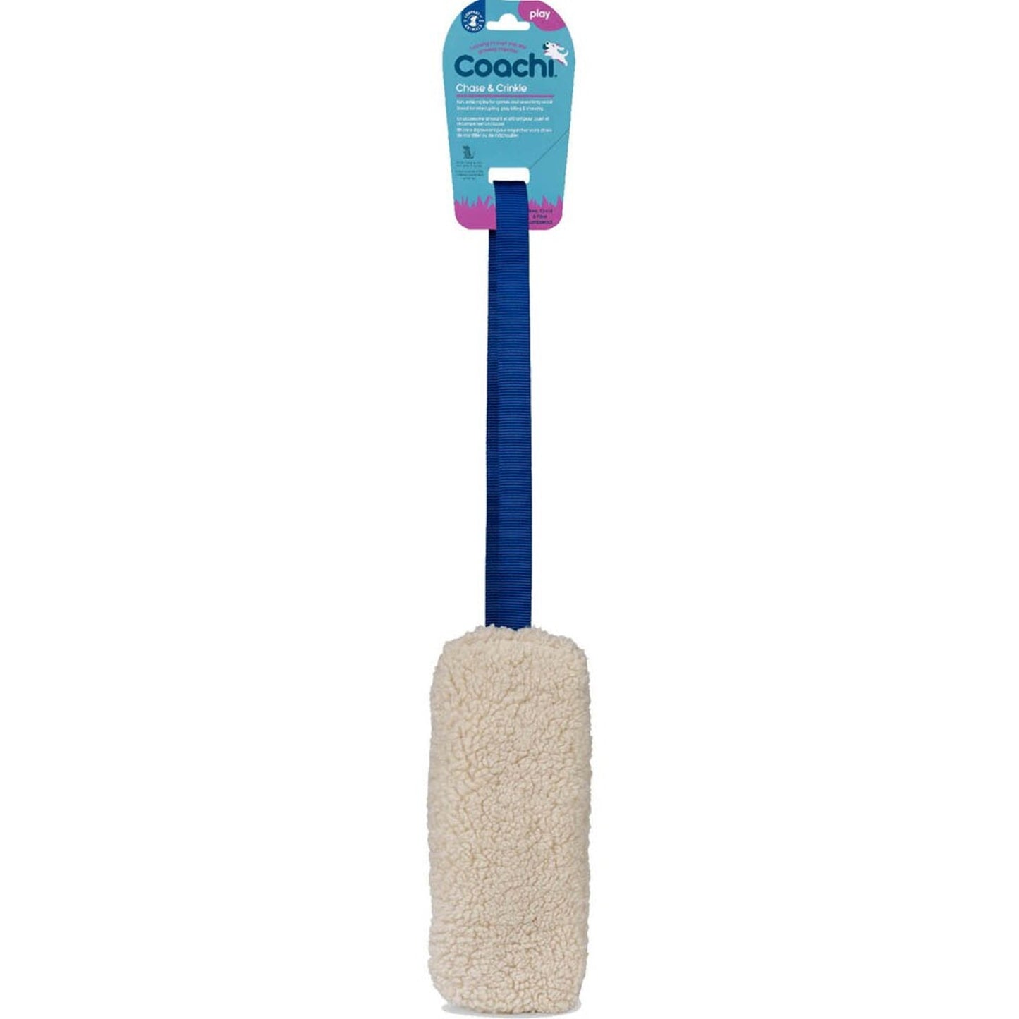 Coachi Chase & Crinkle Lambswool Play Toy