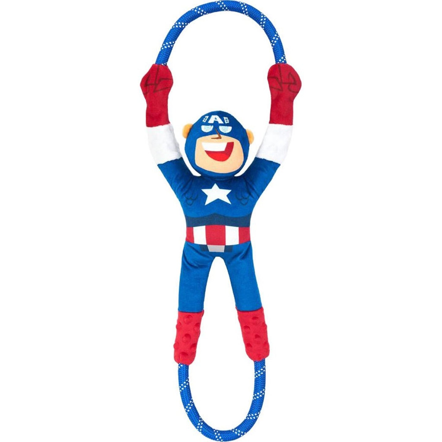 Zippypaws Marvel Ropetugz Captain America