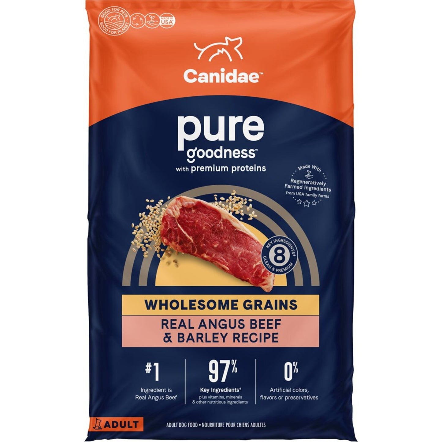 Pure Dog Food W/Wholesome Grains
