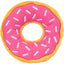 Zippypaws Donut  Strawberry