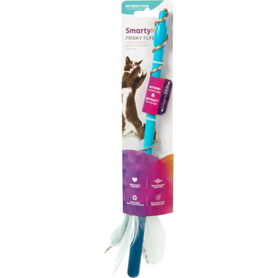 Smartykat Frisky Flyer Feather Wand Cat Toy