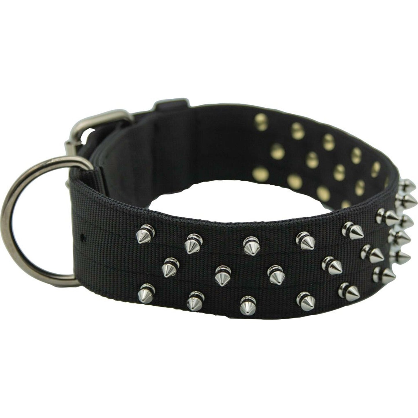 Bravo Nylon Spiked Dog Collar