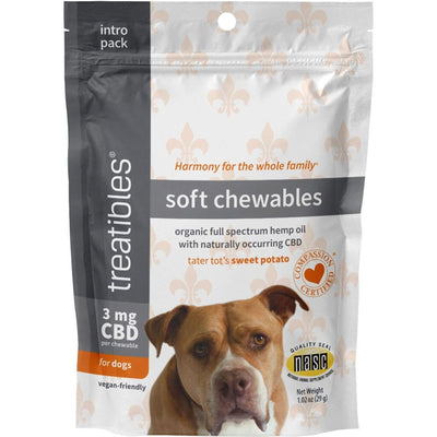 Treatibles Hemp Soft Chewables For Dogs