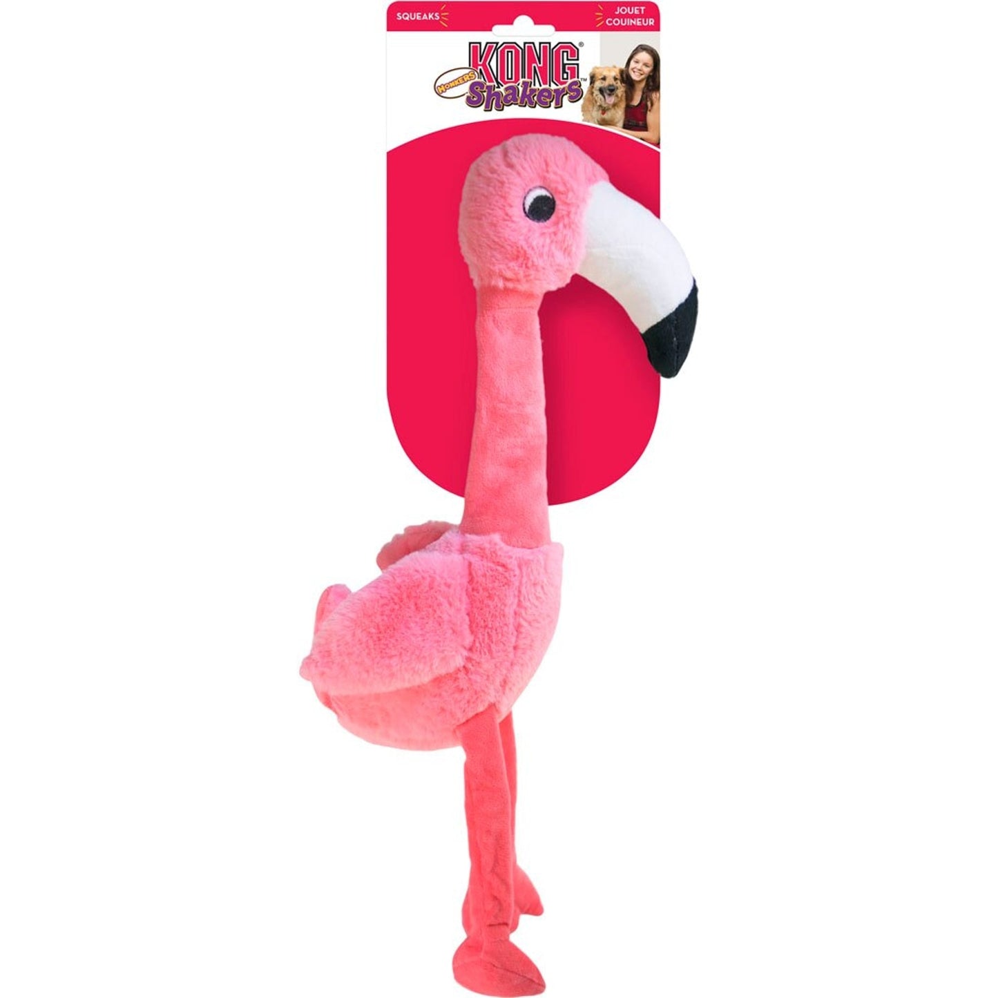 Kong Shakers Honkers Flamingo