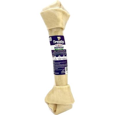 Treatly 100% Usa Beefhide Bone Banded