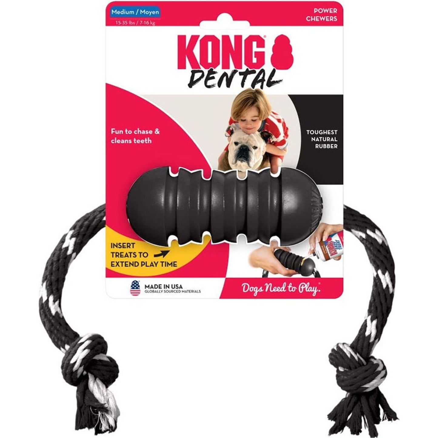 Kong Extreme Dental W/Rope